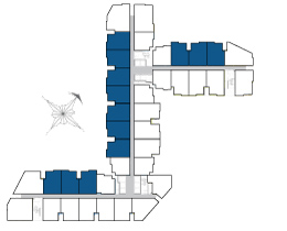 Vị trí mặt bằng căn hộ A2 - 68.68 m²